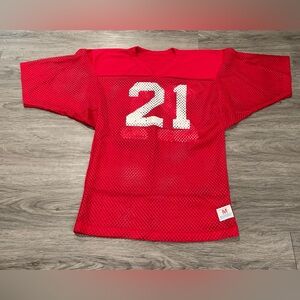 Vintage 1960s Champion Football Jersey #21, Made in USA, Men’s Medium